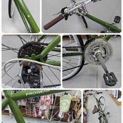 J095★サビ使用感有り★クロスバイク★PROGEAR★AZZURI★3✕7段