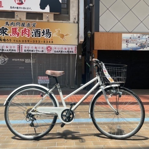 ベストセラー 【早い者勝ち❗️オススメ中古車】 他にも中古自転車出してます 6段変速 シティーサイクル 26インチ その他