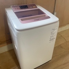 051101 パナソニック　8.0kg洗濯機　2014年製