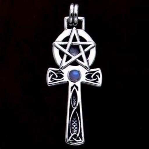 ペンダントヘッド MM  Celtic Knot Pentacle Ankh Moon