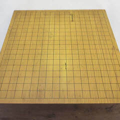 ss5024 木製 足付き 碁盤 5寸 19路盤 天然木 高さ28cm 脚付