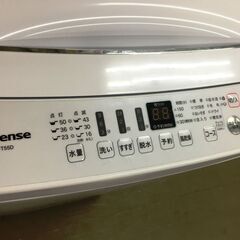 ハイセンス HW-T55D 洗濯機 中古品 5.5kg 2021年製