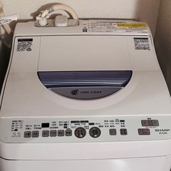 SHARP  Ag+イオンコート ES-TG55L 洗濯機