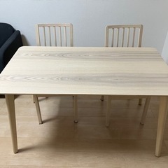 【値下げしました】IKEAダイニングテーブル＆チェアセット