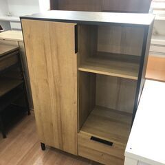 【展示品・未使用品】 キャビネット 収納棚 リビングボード ヴィンテージ風 定価22,990円 💳自社配送時🌟代引き可💳※現金、クレジット、スマホ決済対応※