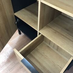 【展示品・未使用品】 キャビネット 収納棚 リビングボード ヴィンテージ風 定価22,990円 💳自社配送時🌟代引き可💳※現金、クレジット、スマホ決済対応※