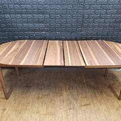 アウトレット品】楕円形 伸縮 ダイニングテーブル 160cm 185cm 