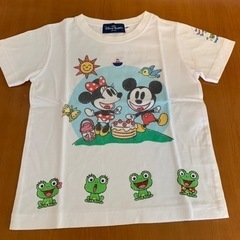 ミッキーミニー半袖Tシャツ100㎝