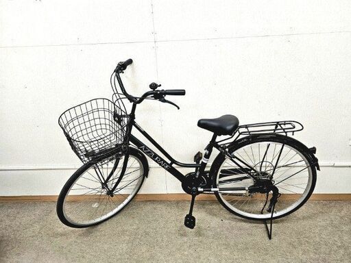 DCM 26インチ 自転車 パンクしにくいタイヤ 6段ギア お出かけ 買い物 通勤 通学