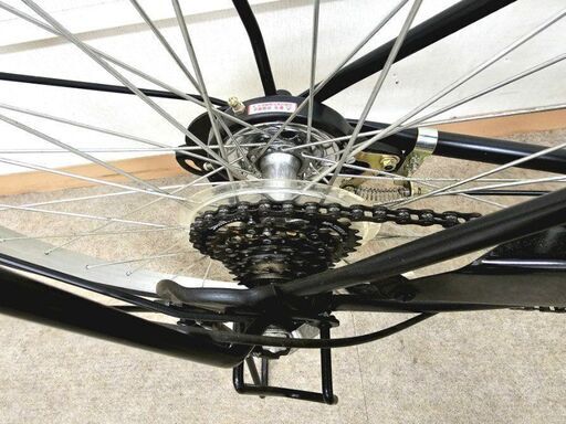DCM パンクしにくい自転車 26インチ シティサイクル 6段変速