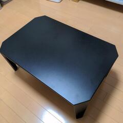 折りたたみテーブル（ローテーブル）　黒