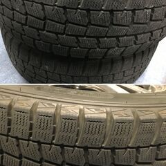 17インチ　アルミホイール（スタッドレスタイヤ付き）4本　引き取り希望