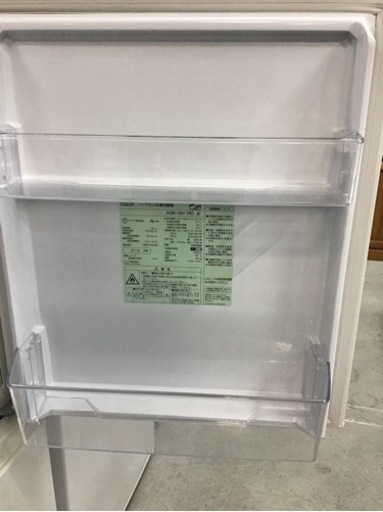 ●販売終了●２ドア冷蔵庫　AQUA    2019年製　157L    中古品