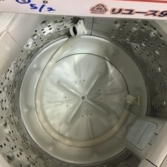 ●販売終了しました● 5キロ洗濯機　HITACHI    2018年製　中古品