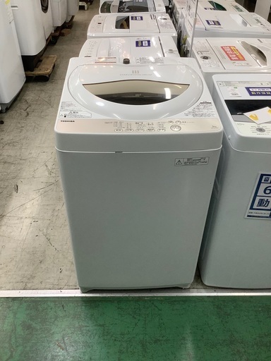 安心の6ヶ月保証付き！！ TOSHIBA　5.0kg全自動洗濯機　AW-5G3  2016年製