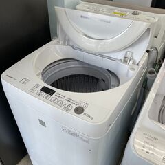 洗濯機の分解クリーニング行っています！配送設置込み　シャープ5....