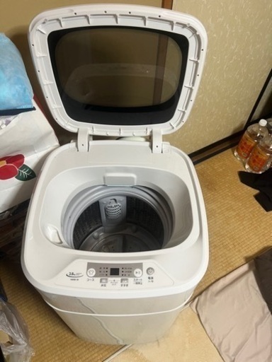 [山善] 全自動洗濯機 3.8kg   2021年製、使用は半年のみ