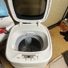 [山善] 全自動洗濯機 3.8kg   2021年製、使用は半年のみ