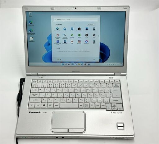 送料無料 日本製 高速SSD ノートパソコン Panasonic CF-LX6R17VS 中古良品 第7世代Core i5 8GB 無線 Bluetooth Webカメラ Windows11 Office