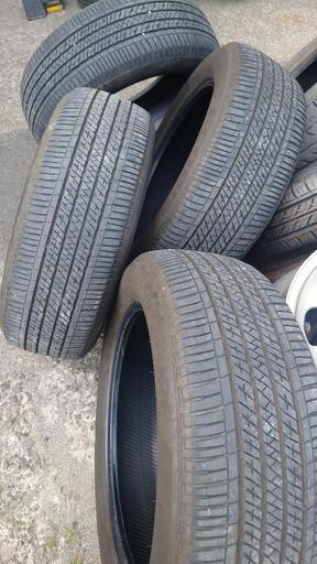 60ハリアータイヤ235/55R18.100H ブリヂストンエコピア　新車装着タイヤ4本