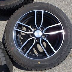 アウディに着用　ユーロテック　16インチ　アルミホイール　205/55R16　ダンロップ　スタッドレスタイヤ　10分山　2015年製　￥21,780税込