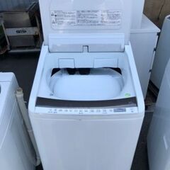 市内配送・設置無料　日立 8．0kg洗濯乾燥機 オリジナル ビートウォッシュ ホワイト BW-DV80EE7