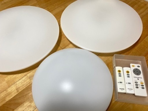 【お取引者様決定】超美品　LED シーリングライト　アイリスオーヤマ　3個セット