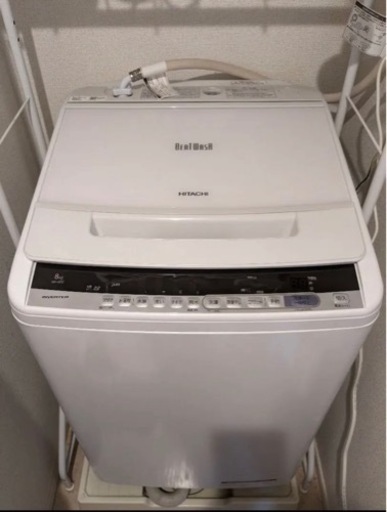日立 BW-V80C W 全自動洗濯機 （8kg） 2019年製