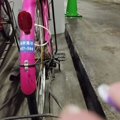 ピンク自転車１台🥑ママチャリ