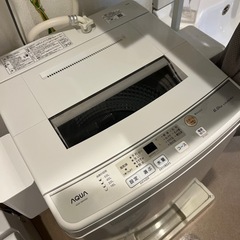 AQUA 洗濯機　6.0㎏　2019年製