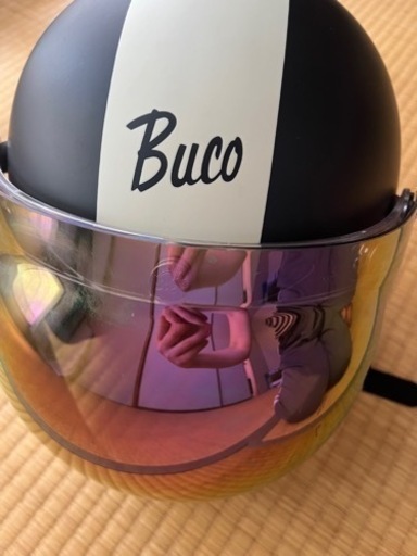 【値下げしました】Buco レディースヘルメット(UVシールド付)、グローブ(グローブ不要なら19,000円)