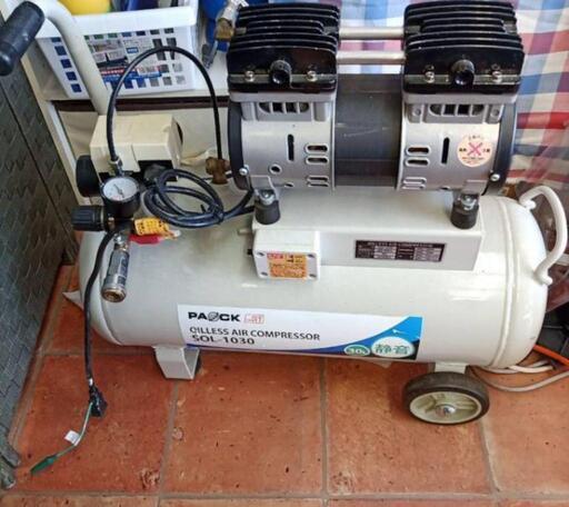 (オークション)PAOCK(パオック)静音オイルレスエアコンプレッサ 30L SOL-1030
