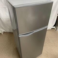 【北見市発】シャープ SHARP 冷凍冷蔵庫 SJ-H12D-S 2018年製 シルバー 118L (E1635ntnY)