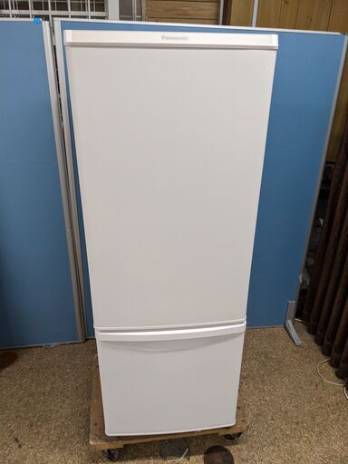 2021年製 Panasonic 冷凍 冷蔵庫 168L NR-B17FW-W スリム 右開き マットバニラホワイト