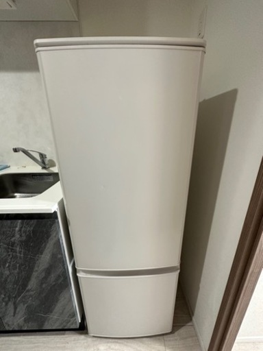 安い割引 [送料込み]三菱/冷蔵庫 MR-P17F-W WHITE(状態良し) 冷蔵庫