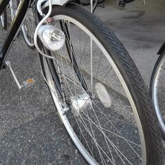 中古自転車２５５９　美品！低使用！　マルイシ　２７インチ　６段ギヤ　LEDオートライト