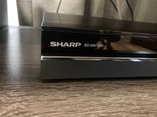 SHARP ブルーレイレコーダー BD-NW1000 2016年製