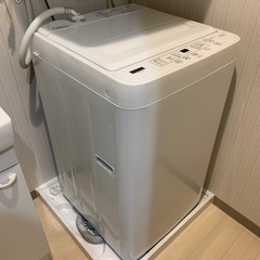 洗濯機　ホワイト　4.5キロ　