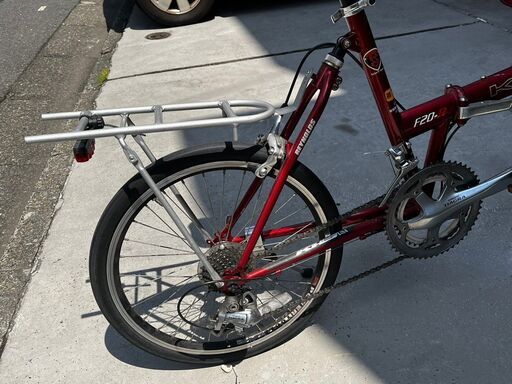 KHS ミニベロ F20-R 折りたたみ式ロードバイク レッド 20インチ