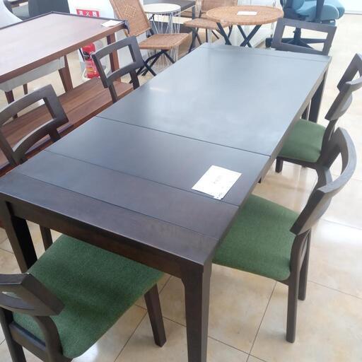 ★ジモティ割あり★ 飛騨家具 ダイニングセット　6人用  H70.3×D75×W165 クリーニング済み OJ765