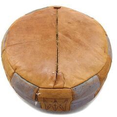 ★5/5(日)までの出品です◎★　【海外古物】　超グッドデザイン！　ヴィンテージ　レザースツール　超稀少◎