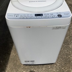 SHARP 2017年製　全自動洗濯機7.0kg
