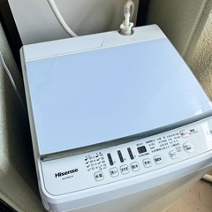 今週末迄 hisense 5.5kg 洗濯機 2018年製