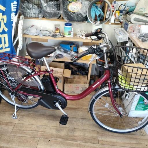 2023年の新車です 軽い電動車 パナソニック ビビ・L  24インチ レッド 12.0Ah