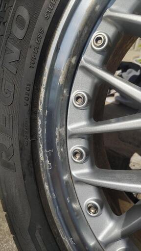 BBS 日産純正　希少Y34 300AXホイール　235/45/17