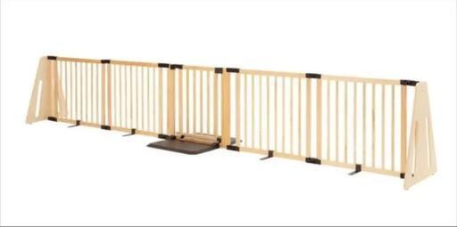 【写真随時追加予定】木製パーテーション FLEX400-W 日本育児ベビーゲート
