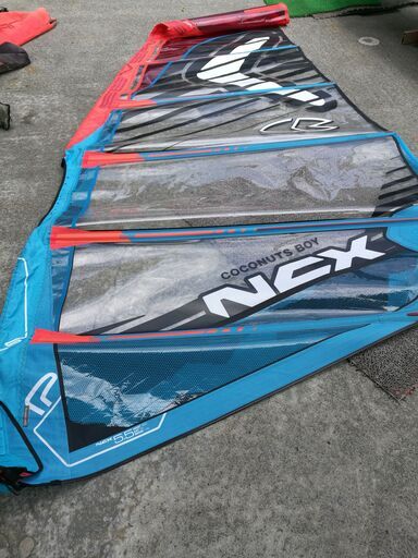 美品 ウインドサーフィン ノーカム スラロームセイル SEVERNE NCX 5.5 ㎡ セバーン エヌシーエックス