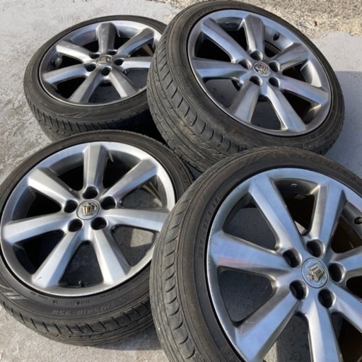 トヨタ純正ホイールタイヤ4本セットGRS180,181,184クラウンアスリート