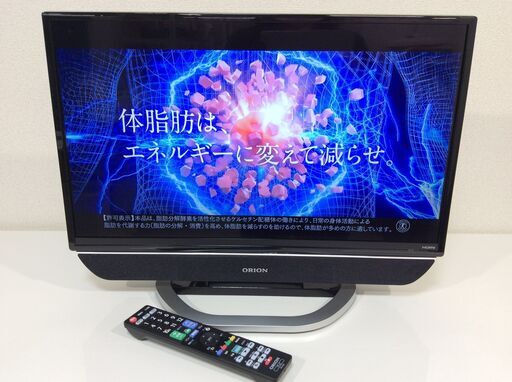 （7/16受渡済）JT6896【ORION/オリオン 24インチ液晶テレビ】激安品 美品 2017年製 RN-24SH10 家電 映像機器 テレビ