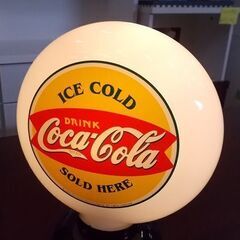 コカコーラ ガソランプ SOLD HERE 幅23.5cm 赤/黄/白 ガス ガソライト 照明 ガレージ バー アメリカン 札幌市東区 新道東店 -  その他